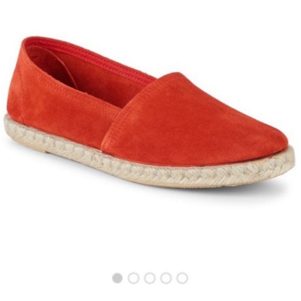 Classic Suede Espadrilles by ALEX+ALEX in red size 38